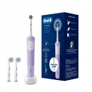 Электрическая зубная щетка Braun Oral-B Vitality Pro Protect X Clean Cross Action, Lilac Mist + 2 Насадки Sensitive Clean