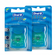 Набор из 2 штук Oral-B Satin floss нить, 25 м